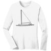 1-DAY RUSH NO MINIMUM Ladies Long Sleeve Crew Neck T-Shirt Thumbnail