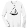 1-DAY RUSH NO MINIMUM Ladies Long Sleeve Crew Neck T-Shirt Thumbnail