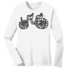 1-DAY RUSH NO MINIMUM Ladies Long Sleeve Crew Neck T-Shirt Thumbnail