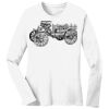 1-DAY RUSH NO MINIMUM Ladies Long Sleeve Crew Neck T-Shirt Thumbnail