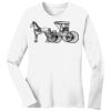 1-DAY RUSH NO MINIMUM Ladies Long Sleeve Crew Neck T-Shirt Thumbnail