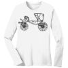 1-DAY RUSH NO MINIMUM Ladies Long Sleeve Crew Neck T-Shirt Thumbnail