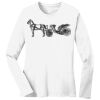 1-DAY RUSH NO MINIMUM Ladies Long Sleeve Crew Neck T-Shirt Thumbnail