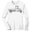 1-DAY RUSH NO MINIMUM Ladies Long Sleeve Crew Neck T-Shirt Thumbnail