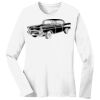 1-DAY RUSH NO MINIMUM Ladies Long Sleeve Crew Neck T-Shirt Thumbnail