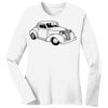 1-DAY RUSH NO MINIMUM Ladies Long Sleeve Crew Neck T-Shirt Thumbnail