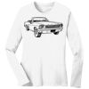 1-DAY RUSH NO MINIMUM Ladies Long Sleeve Crew Neck T-Shirt Thumbnail