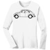 1-DAY RUSH NO MINIMUM Ladies Long Sleeve Crew Neck T-Shirt Thumbnail