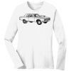1-DAY RUSH NO MINIMUM Ladies Long Sleeve Crew Neck T-Shirt Thumbnail