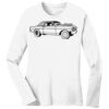 1-DAY RUSH NO MINIMUM Ladies Long Sleeve Crew Neck T-Shirt Thumbnail