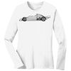 1-DAY RUSH NO MINIMUM Ladies Long Sleeve Crew Neck T-Shirt Thumbnail