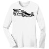 1-DAY RUSH NO MINIMUM Ladies Long Sleeve Crew Neck T-Shirt Thumbnail