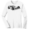 1-DAY RUSH NO MINIMUM Ladies Long Sleeve Crew Neck T-Shirt Thumbnail