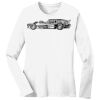 1-DAY RUSH NO MINIMUM Ladies Long Sleeve Crew Neck T-Shirt Thumbnail
