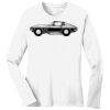 1-DAY RUSH NO MINIMUM Ladies Long Sleeve Crew Neck T-Shirt Thumbnail