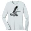 1-DAY RUSH NO MINIMUM Ladies Long Sleeve Crew Neck T-Shirt Thumbnail