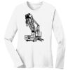 1-DAY RUSH NO MINIMUM Ladies Long Sleeve Crew Neck T-Shirt Thumbnail
