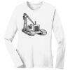 1-DAY RUSH NO MINIMUM Ladies Long Sleeve Crew Neck T-Shirt Thumbnail