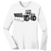 1-DAY RUSH NO MINIMUM Ladies Long Sleeve Crew Neck T-Shirt Thumbnail