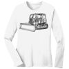 1-DAY RUSH NO MINIMUM Ladies Long Sleeve Crew Neck T-Shirt Thumbnail