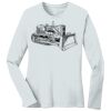 1-DAY RUSH NO MINIMUM Ladies Long Sleeve Crew Neck T-Shirt Thumbnail