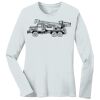 1-DAY RUSH NO MINIMUM Ladies Long Sleeve Crew Neck T-Shirt Thumbnail