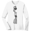 1-DAY RUSH NO MINIMUM Ladies Long Sleeve Crew Neck T-Shirt Thumbnail