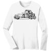 1-DAY RUSH NO MINIMUM Ladies Long Sleeve Crew Neck T-Shirt Thumbnail