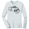 1-DAY RUSH NO MINIMUM Ladies Long Sleeve Crew Neck T-Shirt Thumbnail