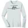 1-DAY RUSH NO MINIMUM Ladies Long Sleeve Crew Neck T-Shirt Thumbnail