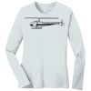 1-DAY RUSH NO MINIMUM Ladies Long Sleeve Crew Neck T-Shirt Thumbnail