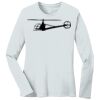 1-DAY RUSH NO MINIMUM Ladies Long Sleeve Crew Neck T-Shirt Thumbnail