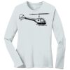 1-DAY RUSH NO MINIMUM Ladies Long Sleeve Crew Neck T-Shirt Thumbnail