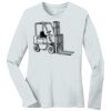 1-DAY RUSH NO MINIMUM Ladies Long Sleeve Crew Neck T-Shirt Thumbnail