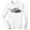 1-DAY RUSH NO MINIMUM Ladies Long Sleeve Crew Neck T-Shirt Thumbnail