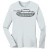 1-DAY RUSH NO MINIMUM Ladies Long Sleeve Crew Neck T-Shirt Thumbnail