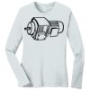 1-DAY RUSH NO MINIMUM Ladies Long Sleeve Crew Neck T-Shirt Thumbnail