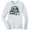 1-DAY RUSH NO MINIMUM Ladies Long Sleeve Crew Neck T-Shirt Thumbnail