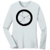 1-DAY RUSH NO MINIMUM Ladies Long Sleeve Crew Neck T-Shirt Thumbnail