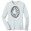 1-DAY RUSH NO MINIMUM Ladies Long Sleeve Crew Neck T-Shirt Thumbnail