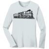 1-DAY RUSH NO MINIMUM Ladies Long Sleeve Crew Neck T-Shirt Thumbnail