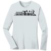 1-DAY RUSH NO MINIMUM Ladies Long Sleeve Crew Neck T-Shirt Thumbnail