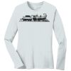 1-DAY RUSH NO MINIMUM Ladies Long Sleeve Crew Neck T-Shirt Thumbnail