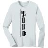 1-DAY RUSH NO MINIMUM Ladies Long Sleeve Crew Neck T-Shirt Thumbnail