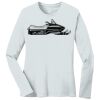 1-DAY RUSH NO MINIMUM Ladies Long Sleeve Crew Neck T-Shirt Thumbnail