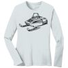 1-DAY RUSH NO MINIMUM Ladies Long Sleeve Crew Neck T-Shirt Thumbnail