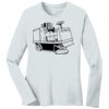 1-DAY RUSH NO MINIMUM Ladies Long Sleeve Crew Neck T-Shirt Thumbnail