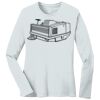 1-DAY RUSH NO MINIMUM Ladies Long Sleeve Crew Neck T-Shirt Thumbnail