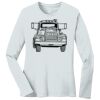 1-DAY RUSH NO MINIMUM Ladies Long Sleeve Crew Neck T-Shirt Thumbnail