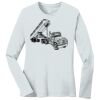 1-DAY RUSH NO MINIMUM Ladies Long Sleeve Crew Neck T-Shirt Thumbnail